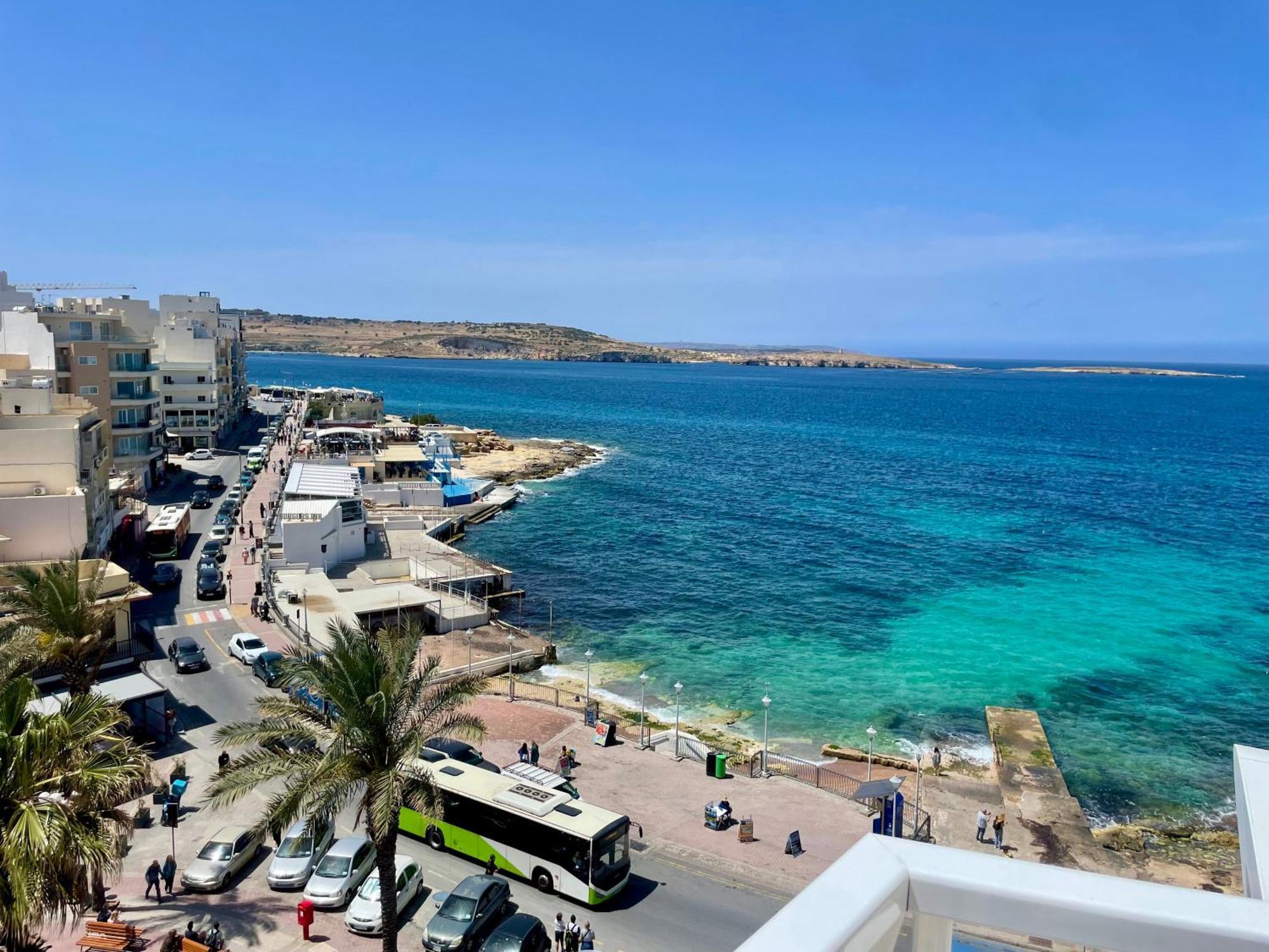 Bugibba Square Seafront Lux Apartments By Holi St. Paul's Bay Exterior foto